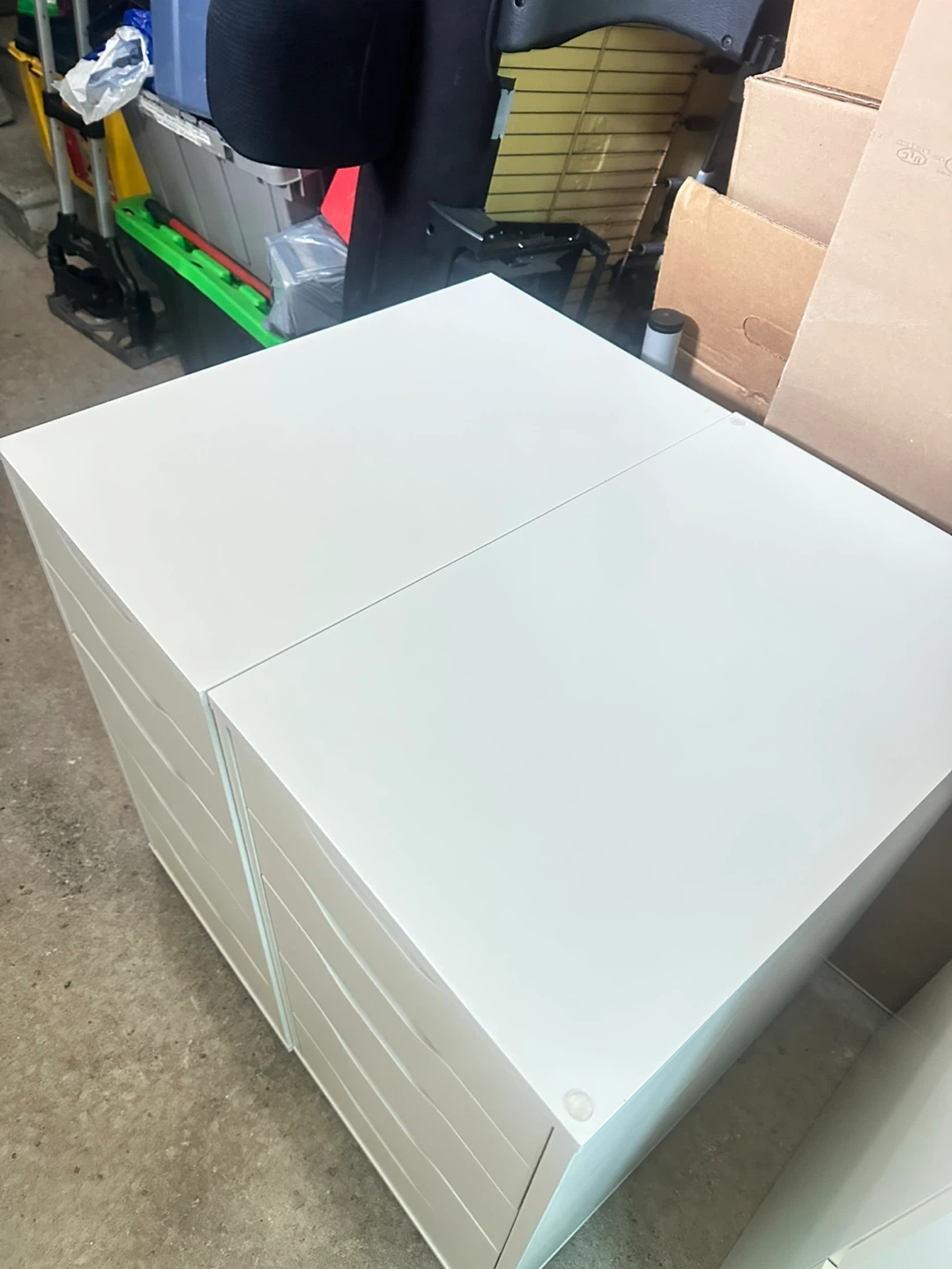 Two White IKEA Alex Drawer Units - photo 3