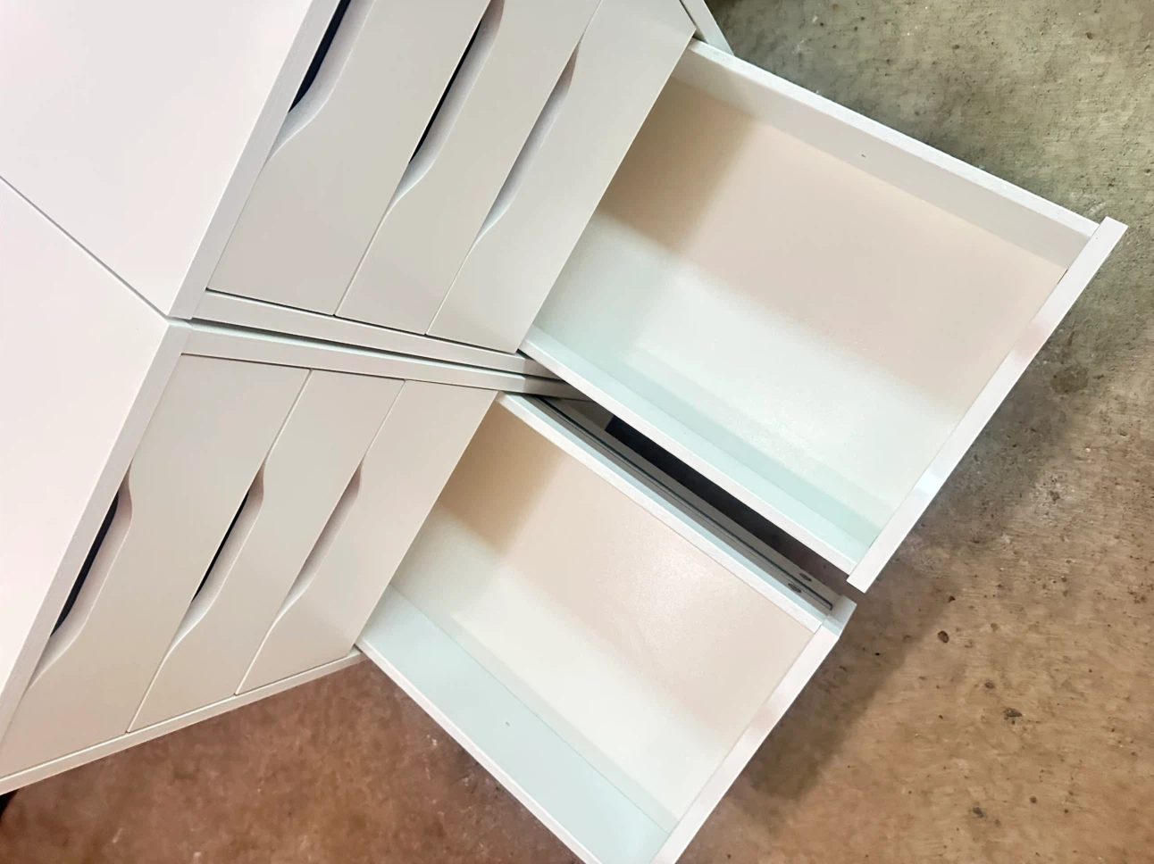 Two White IKEA Alex Drawer Units - photo 5