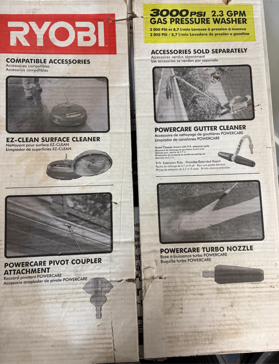 Ryobi 3000 PSI 2.3 GPM Gas Pressure Washer - photo 5