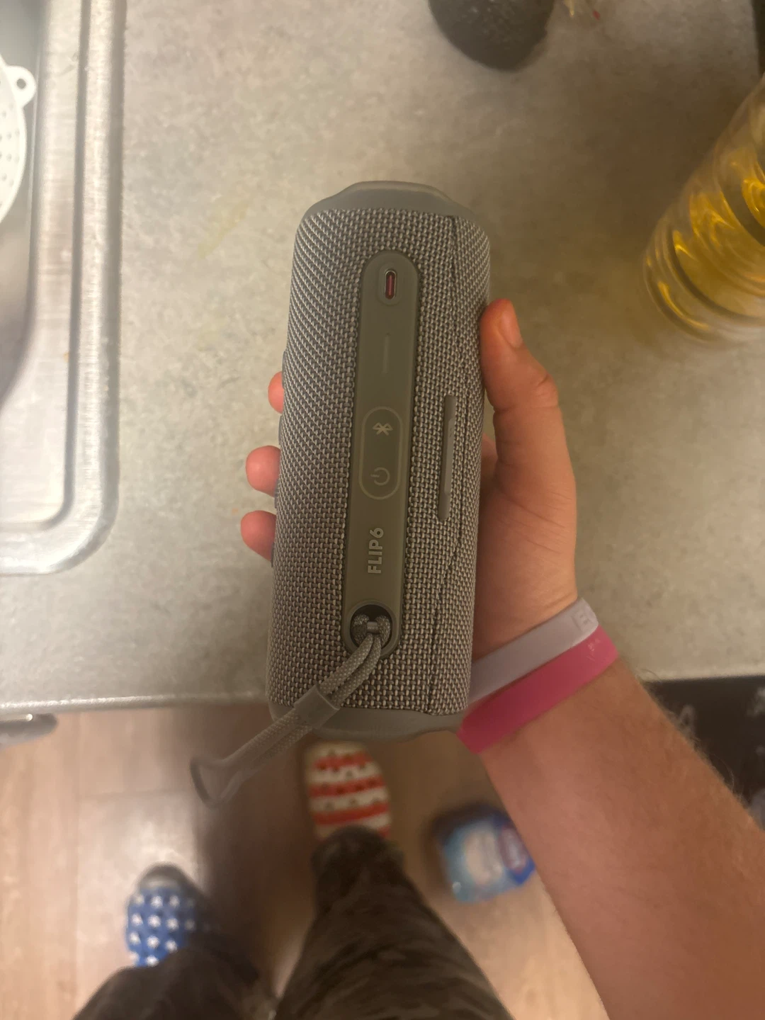 JBL Flip 6 Portable Waterproof Speaker - Gray - photo 2