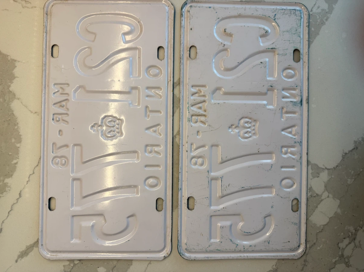 1978 Ont License Plates - photo 2