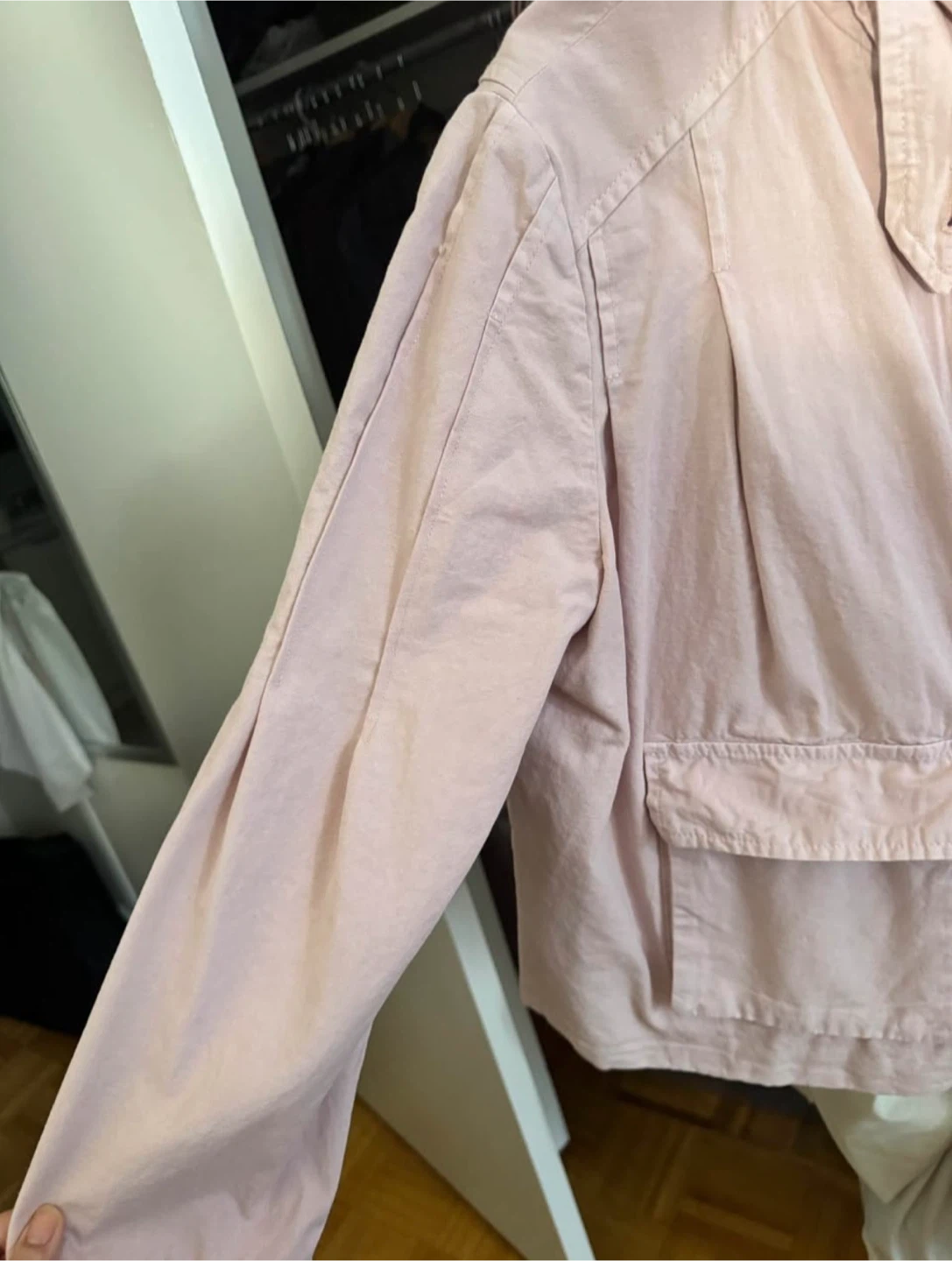 Zara Pink Button-Up Jacket