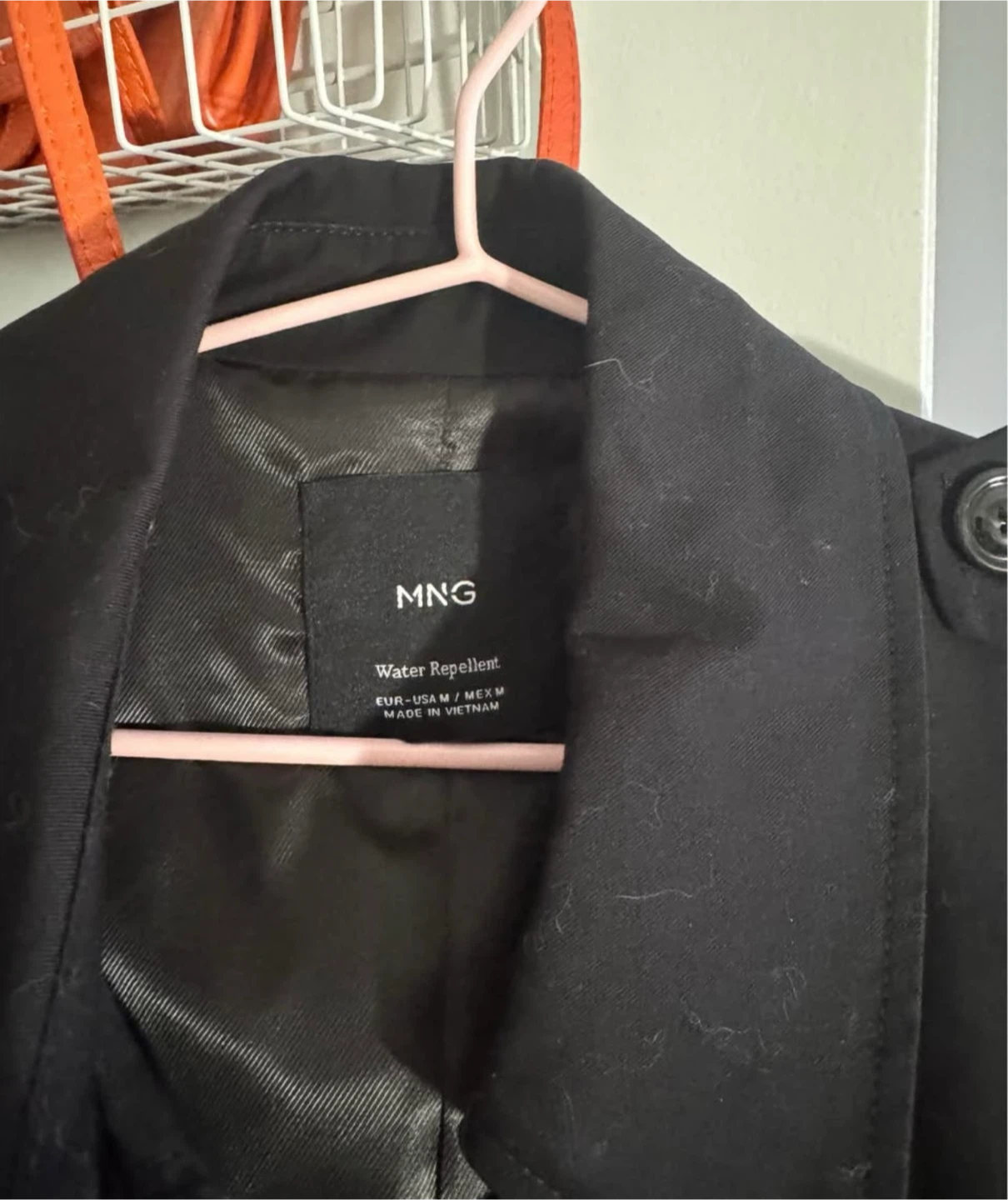 MNG Black Water Repellent Trench Coat - photo 2