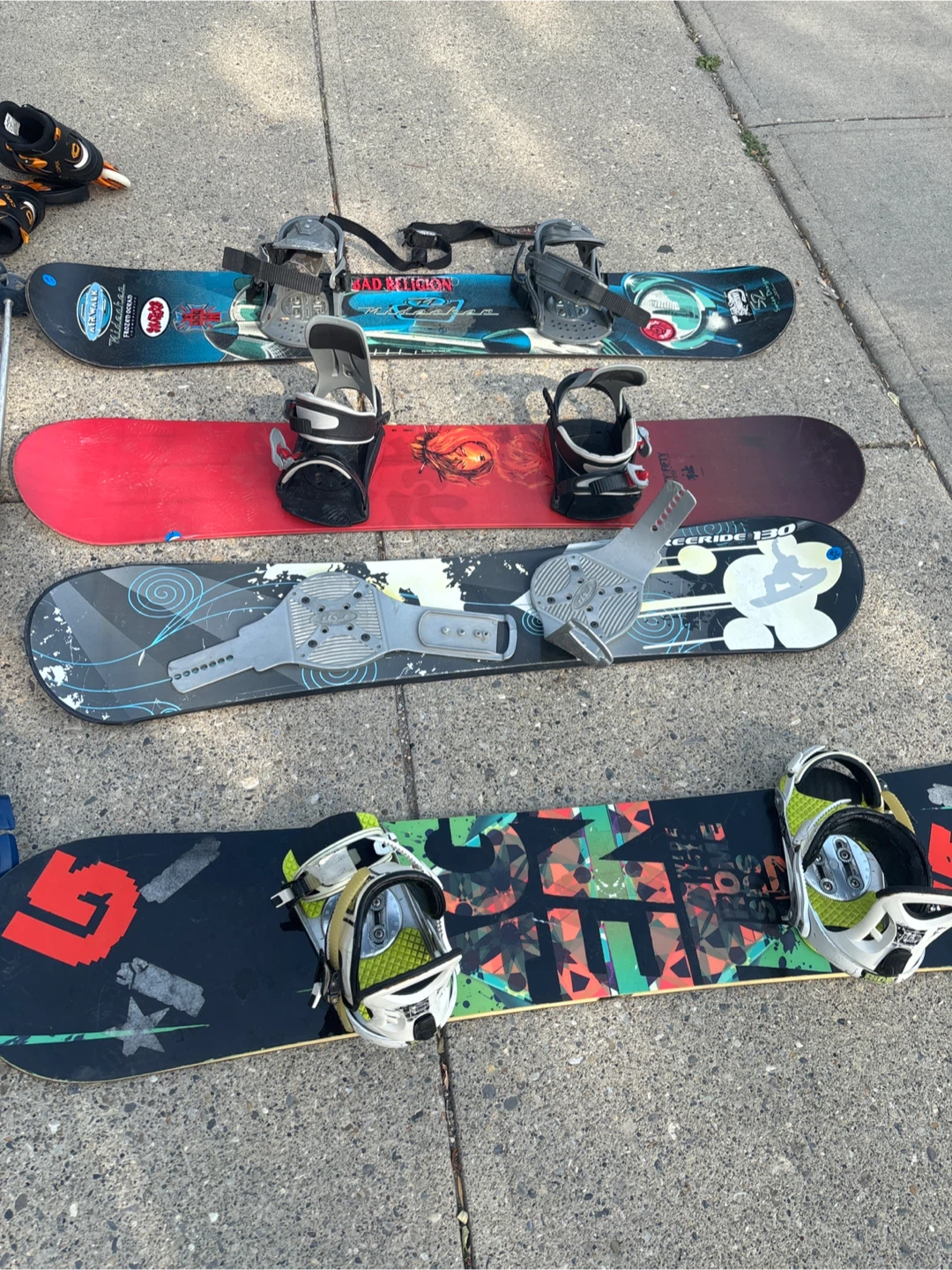 Snowboards with Bindings