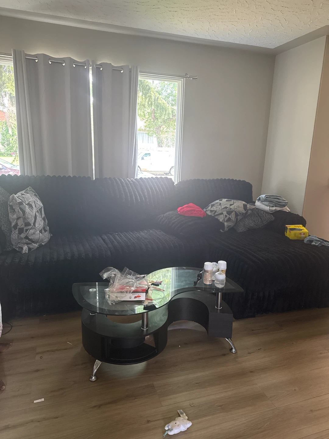 Black Sectional Couch