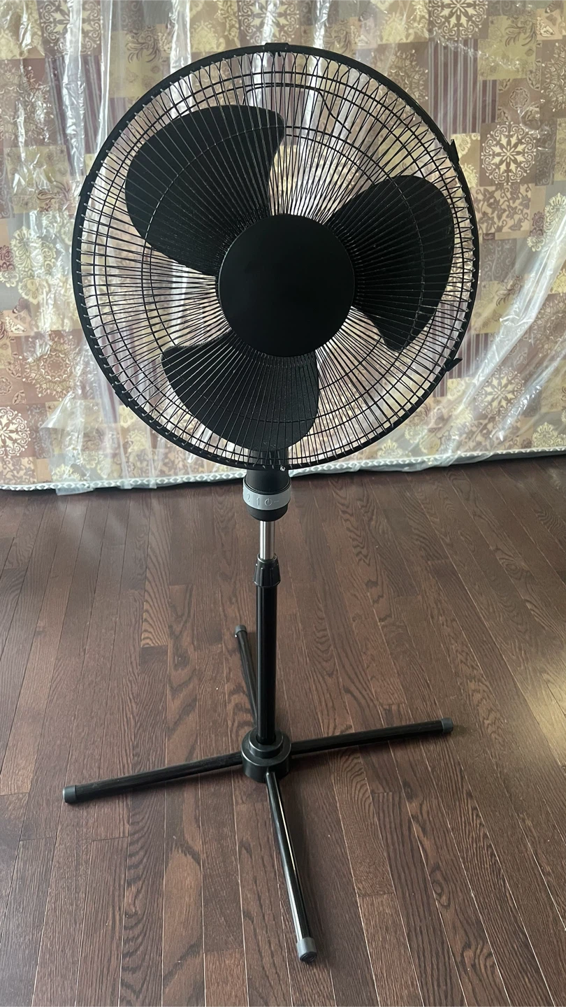 Black Standing Fan
