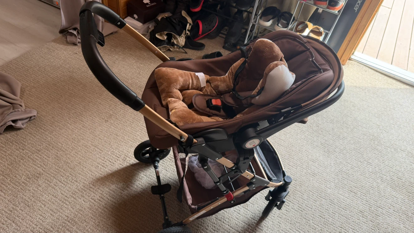 Brown Baby Stroller