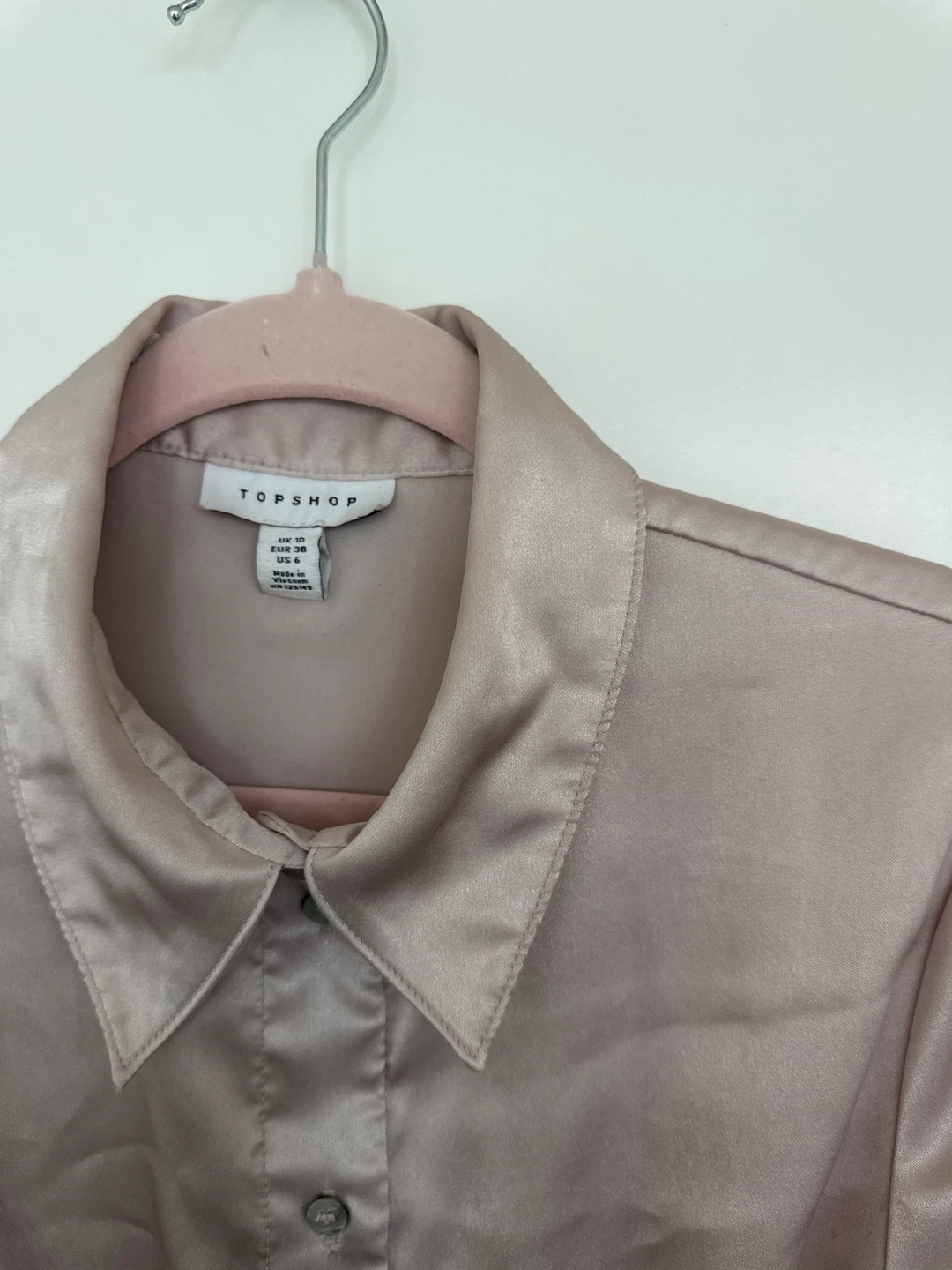 Topshop Satin Tie Front Shirt - photo 4