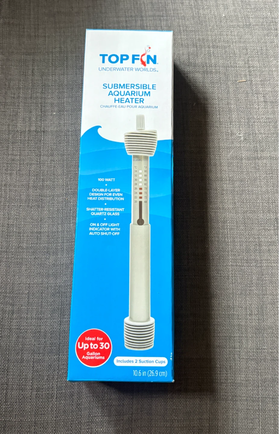 Top Fin Submersible Heater - 100 Watt