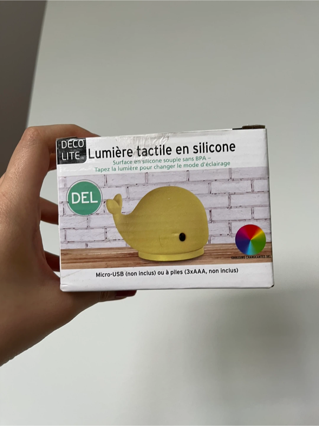 Deco Lite Touch Silicone Light - Whale