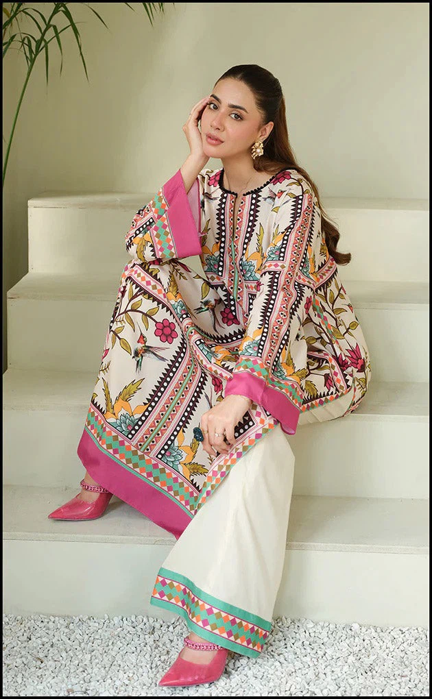 Women's Printed Kurta with Pants | Cord set - photo 3