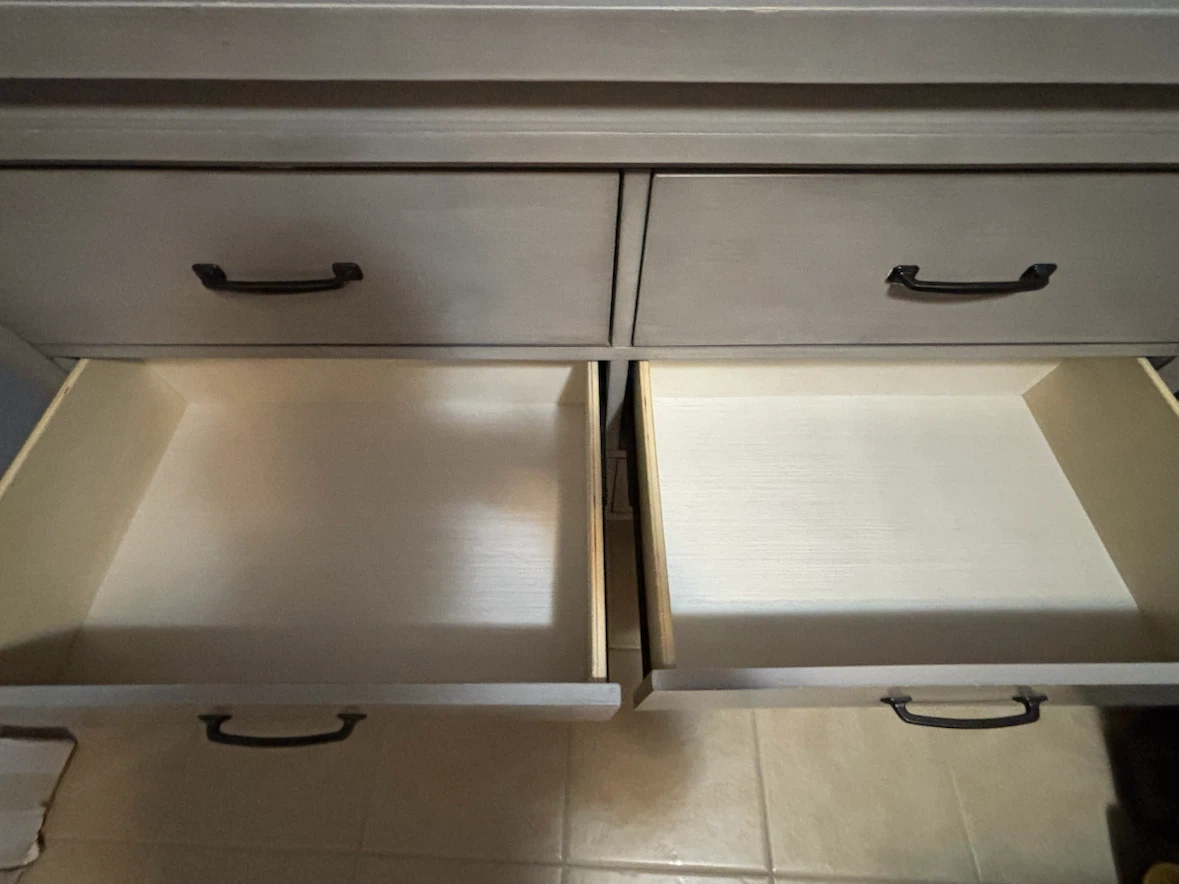 Gray Dresser with 6 Drawers - photo 3