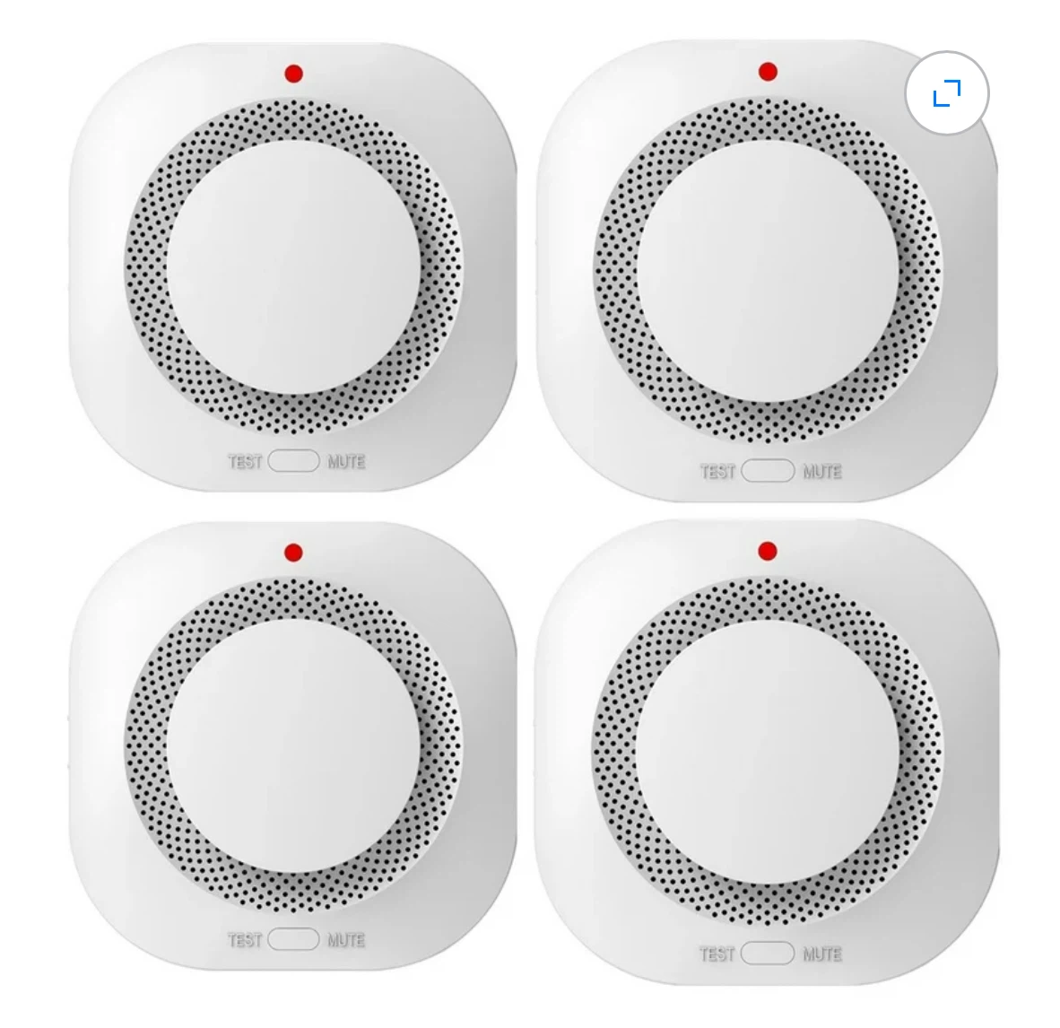 Smoke Detector Alarm (4-Pack)