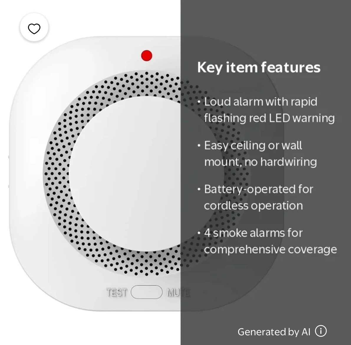Smoke Detector Alarm (4-Pack) - photo 2