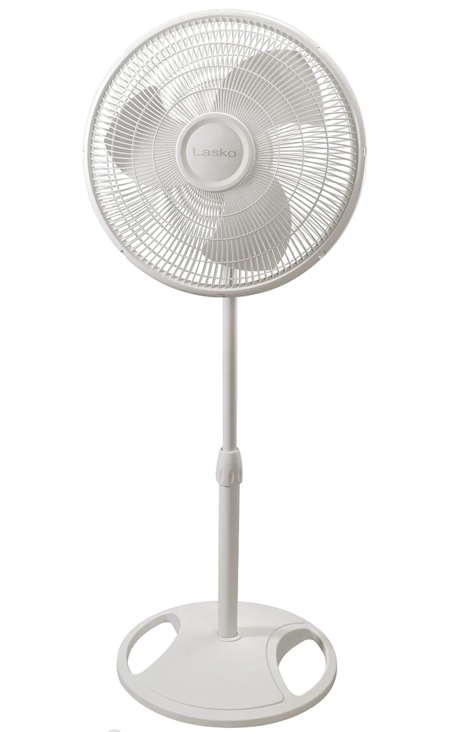 Lasko White Pedestal Fan