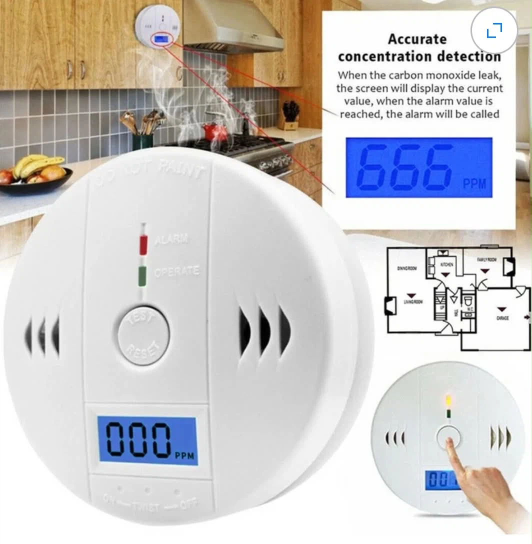 Digital Carbon Monoxide Detector Alarm - photo 3