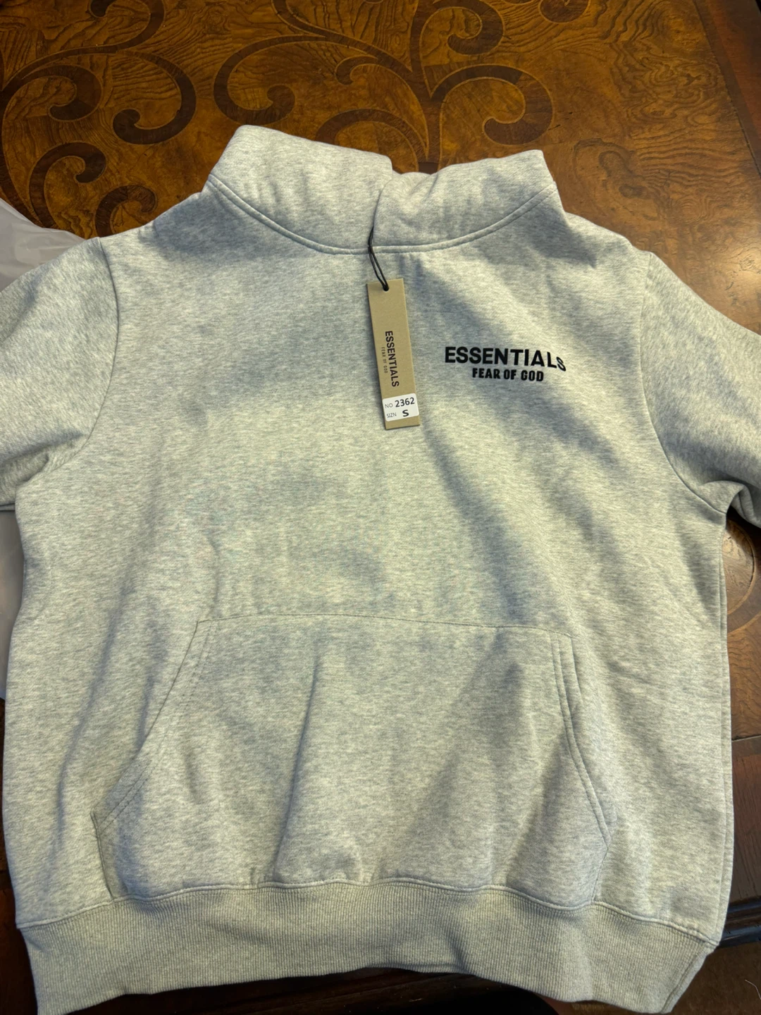 Essentials Light Oatmeal Hoodie