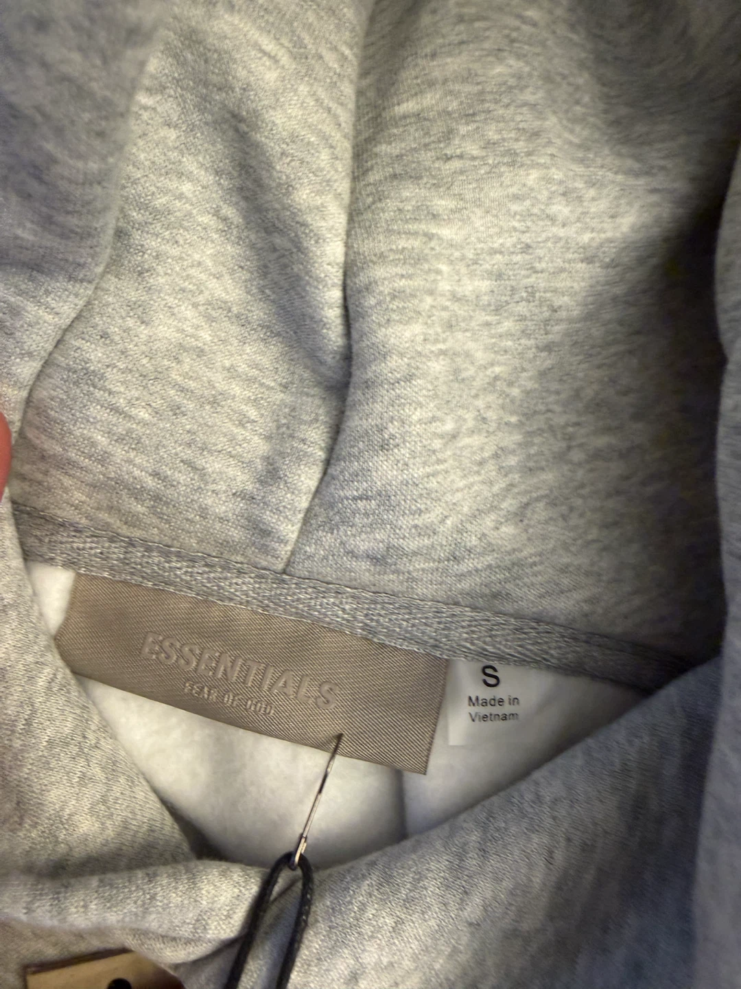 Essentials Light Oatmeal Hoodie - photo 2