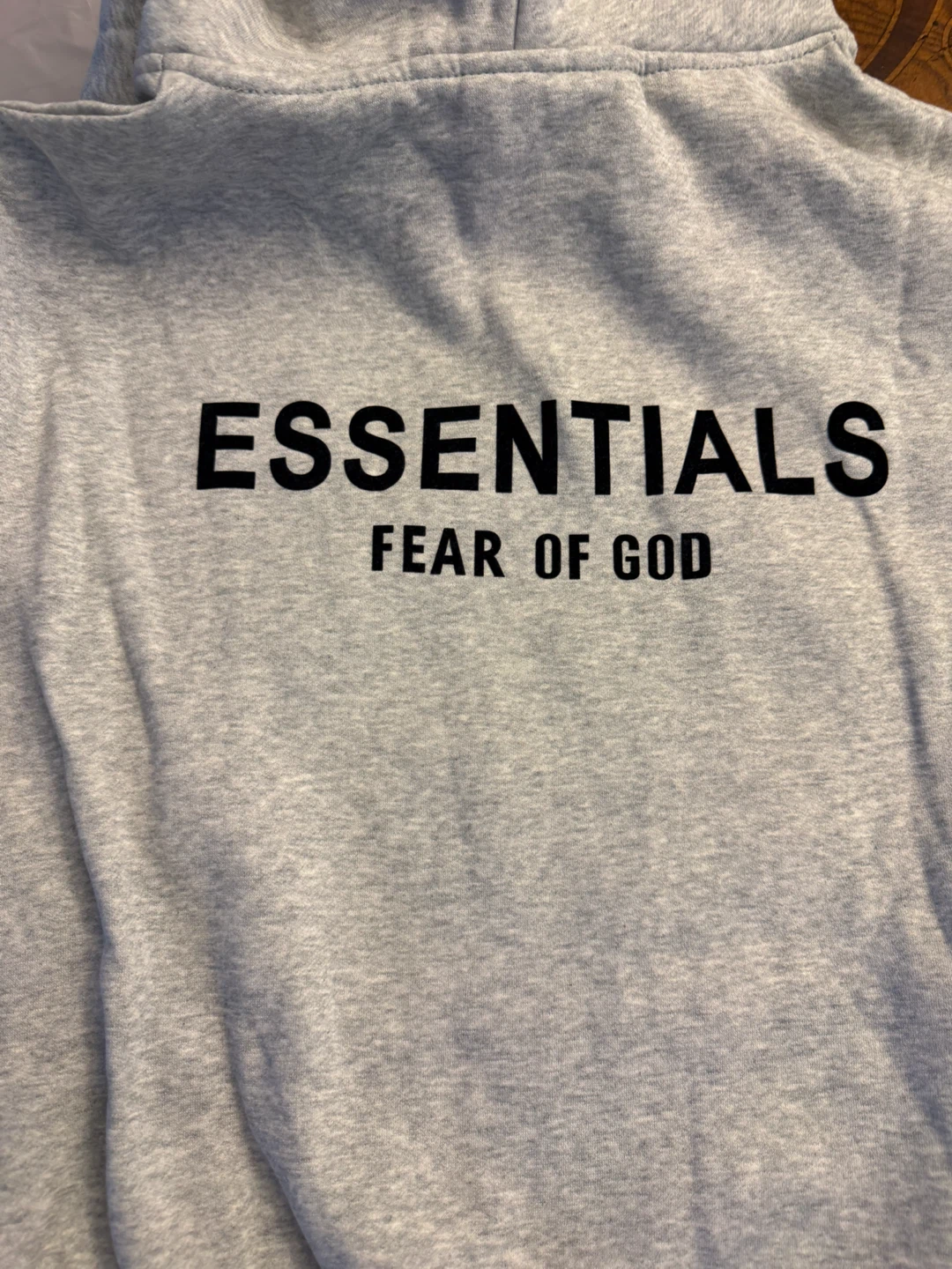 Essentials Light Oatmeal Hoodie - photo 4