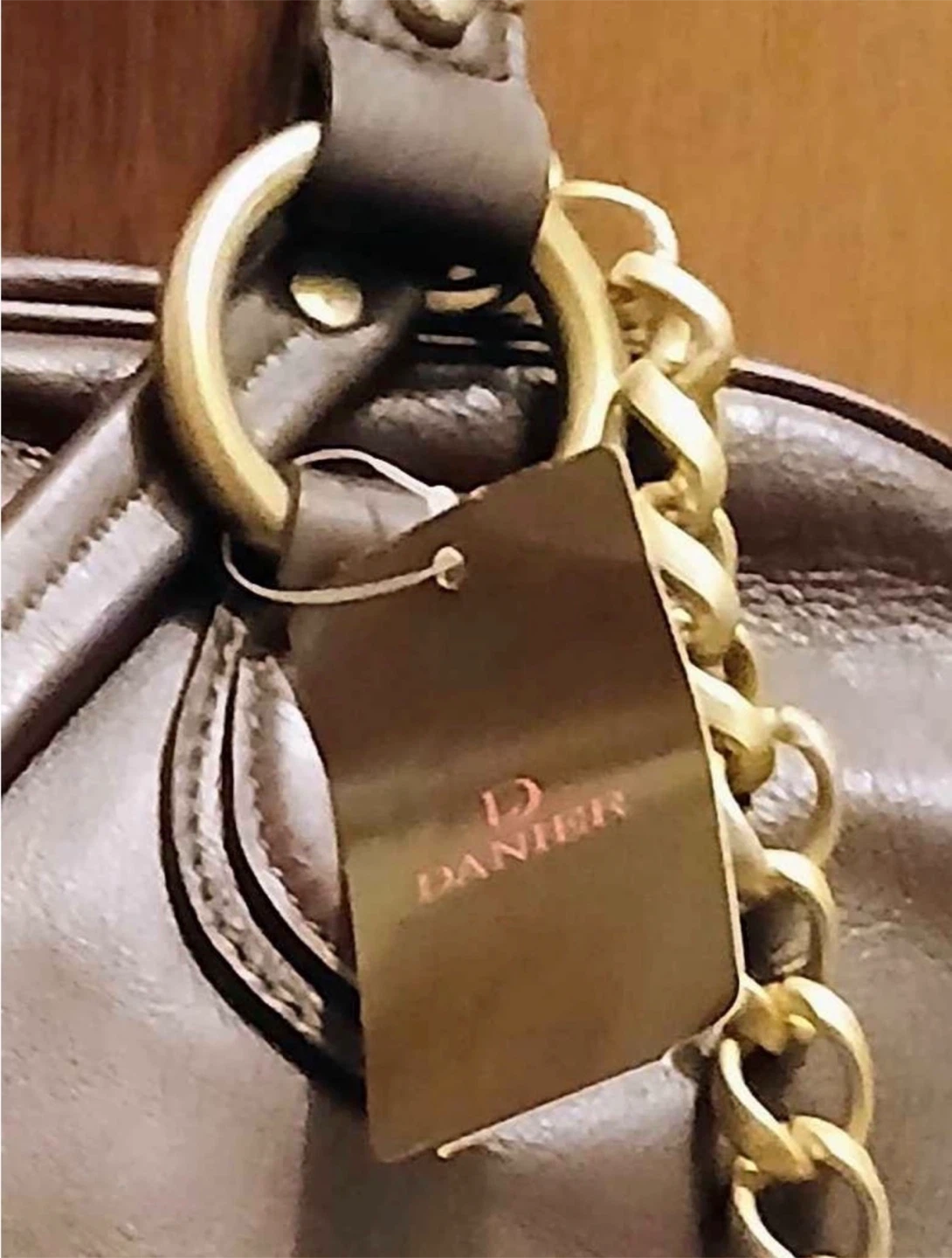 Danier Brown Leather Satchel Bag - photo 4