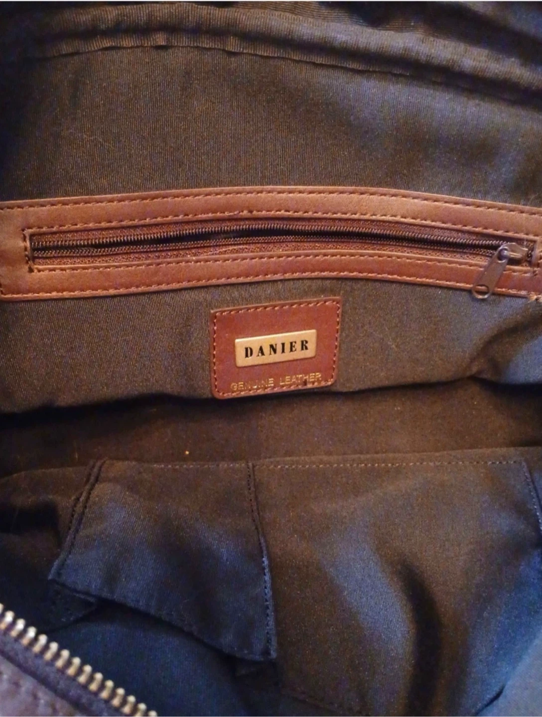 Danier Brown Leather Satchel Bag - photo 5