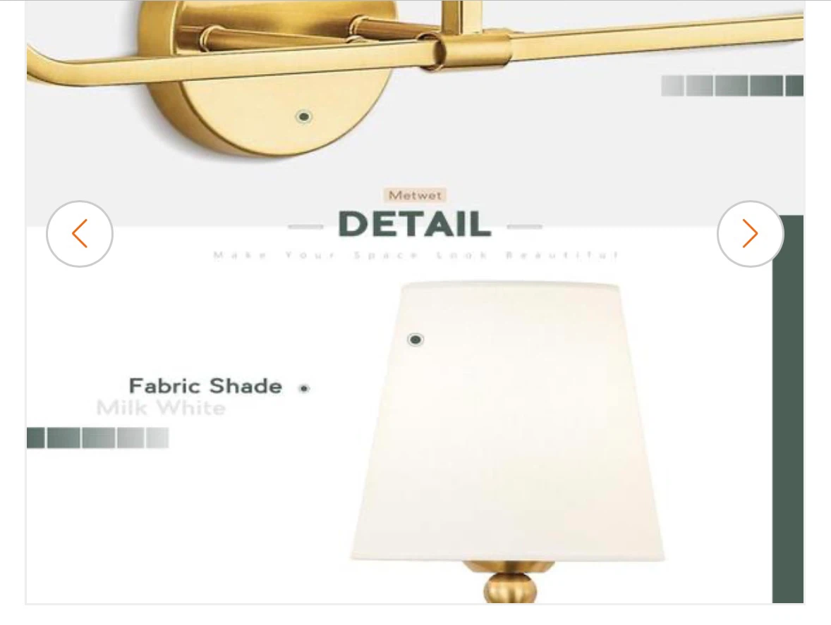 Metwet 3-Light Vanity Light Fixture - photo 4