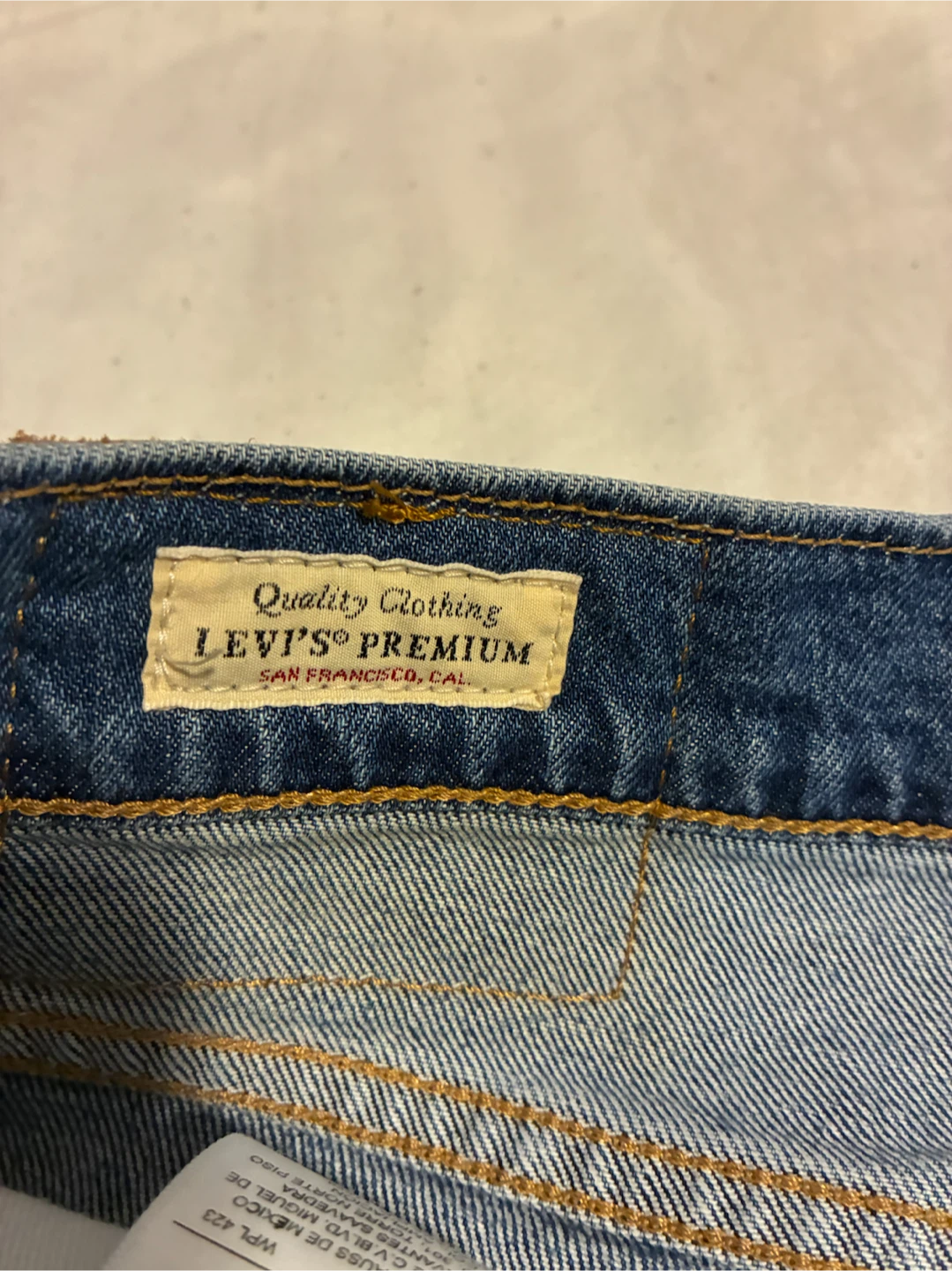 Levi's Premium 541 Distressed Denim Shorts - photo 4
