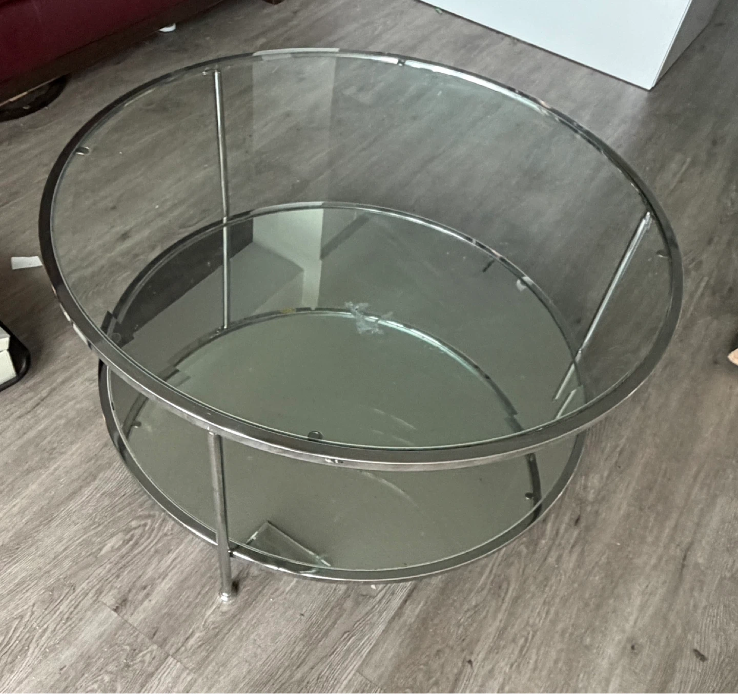 Round Glass Coffee Table