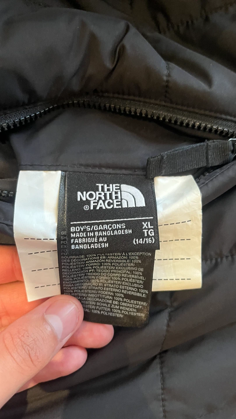 Kids XL Northface Reversible Shasta Zip Hooded Jacket - photo 3