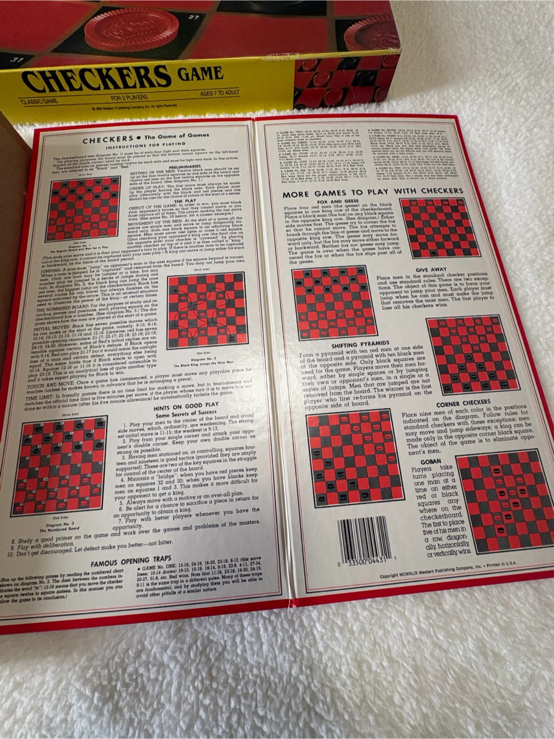 Goldex Checkers Game (Jeu de Dames) - photo 3