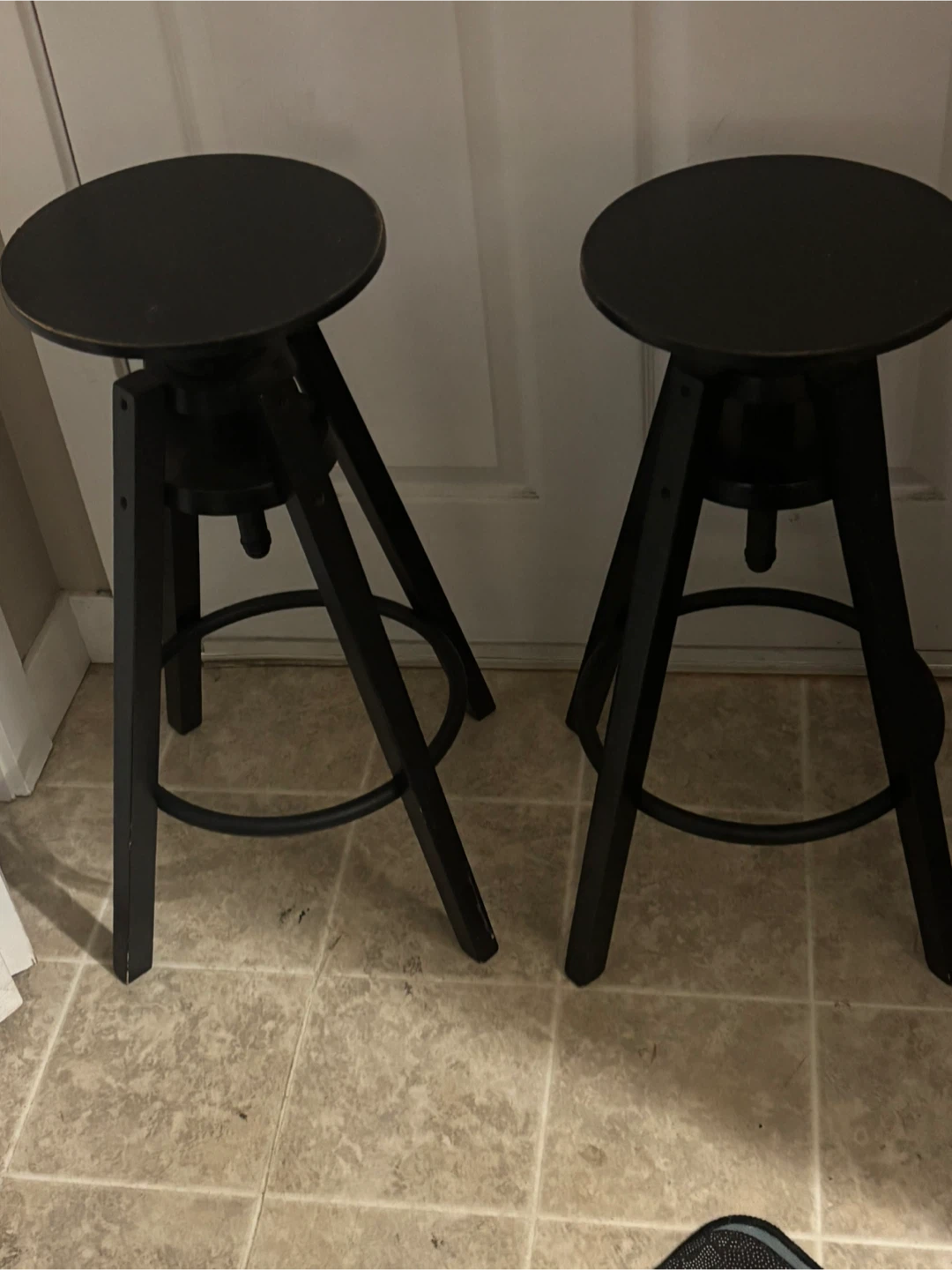 IKEA DALFRED Bar Stools (Set of 2)