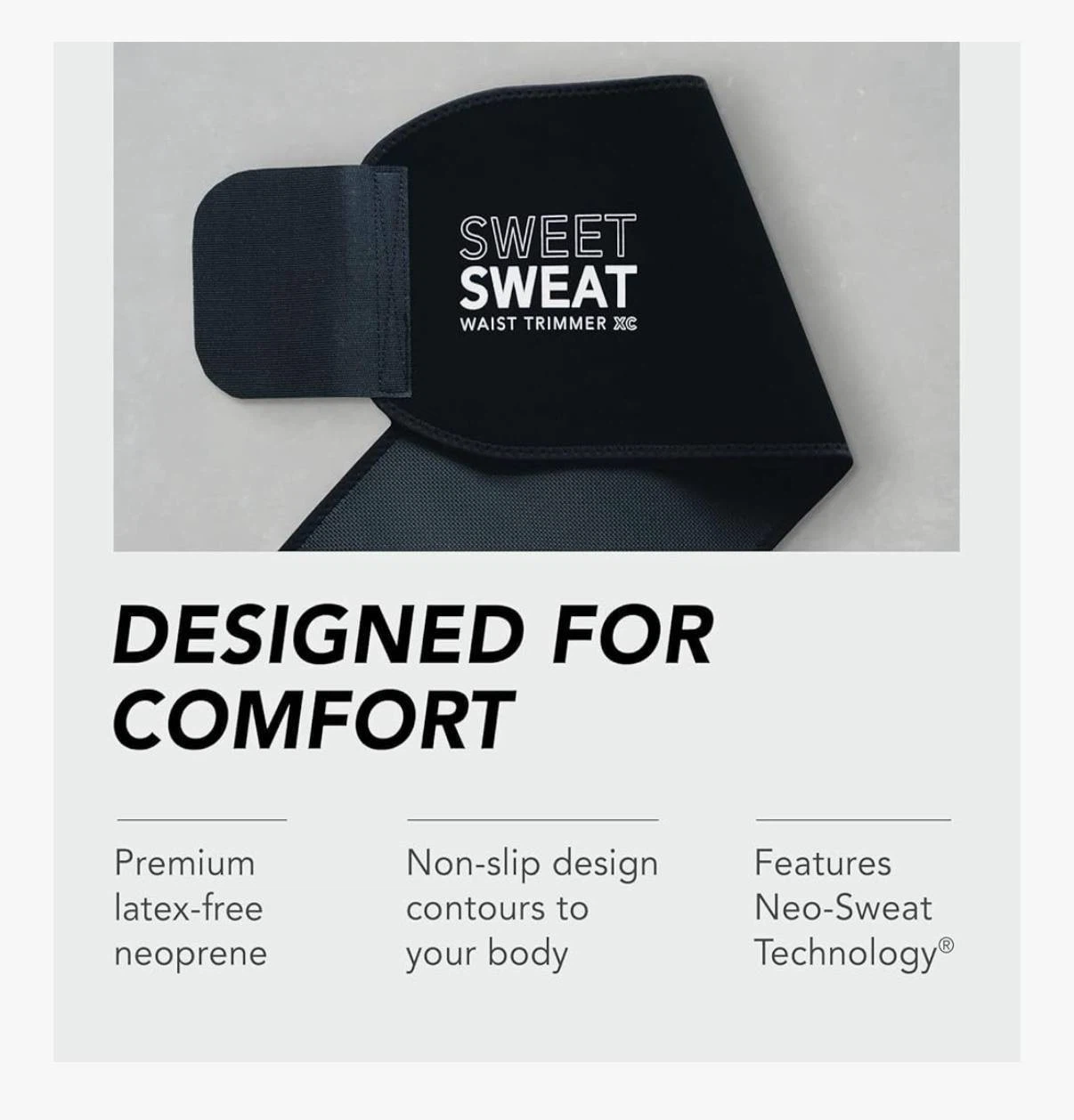 Sweet Sweat Waist Trimmer Belt (Size XL) +Workout Enhancer Gel - photo 4