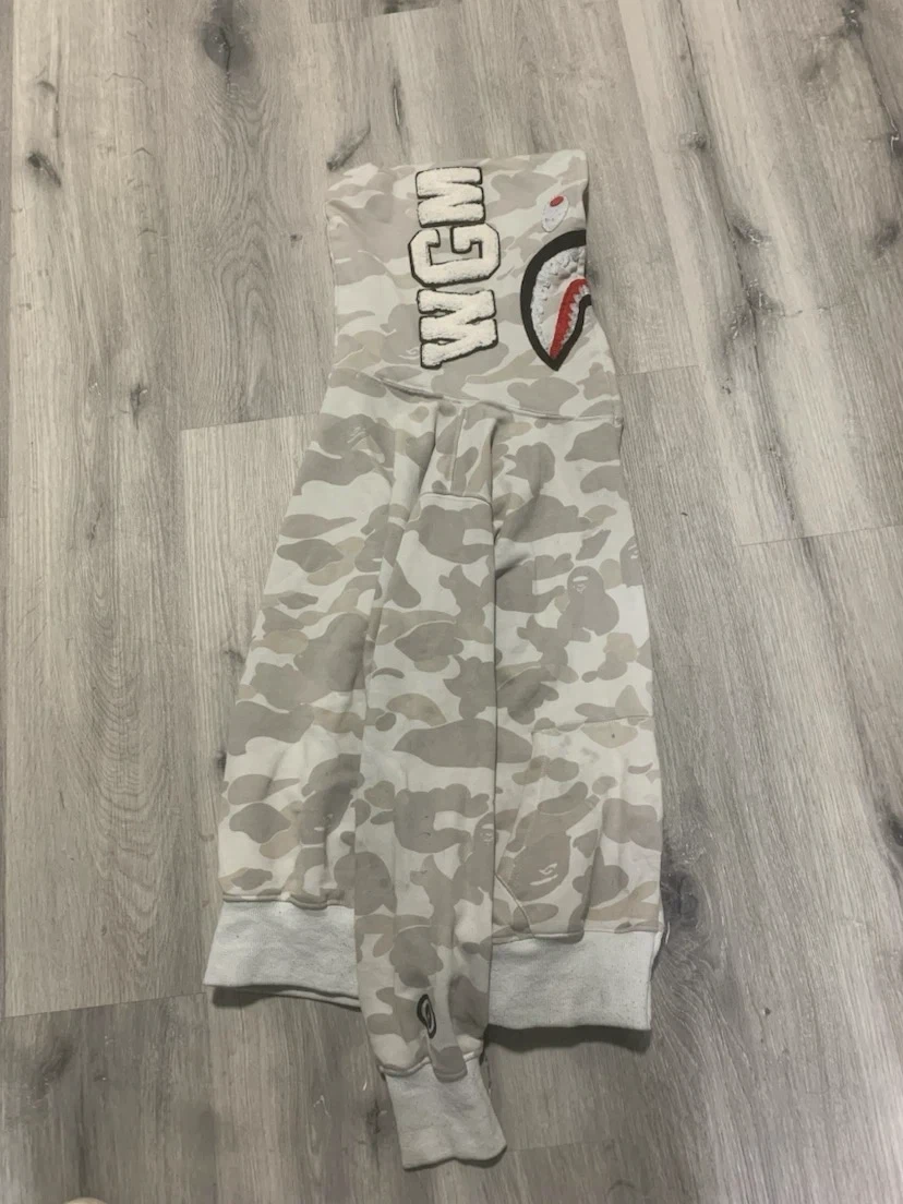 A Bathing Ape Camo Shark Full Zip Hoodie - photo 2