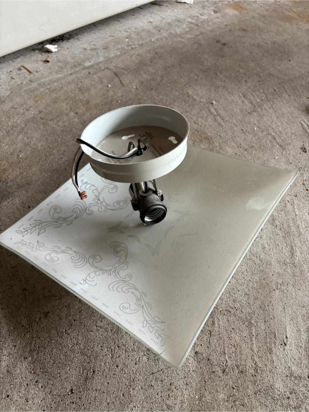 Square Flush Mount Ceiling Light Fixture