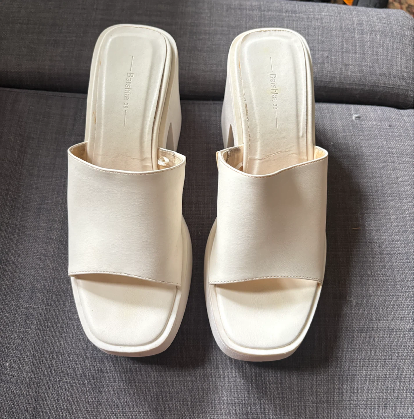 Bershka Platform Wedge Sandals