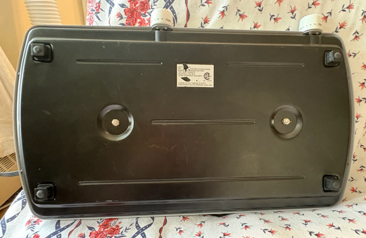 Salton White Portable Two-Burner Hot Plate - photo 3