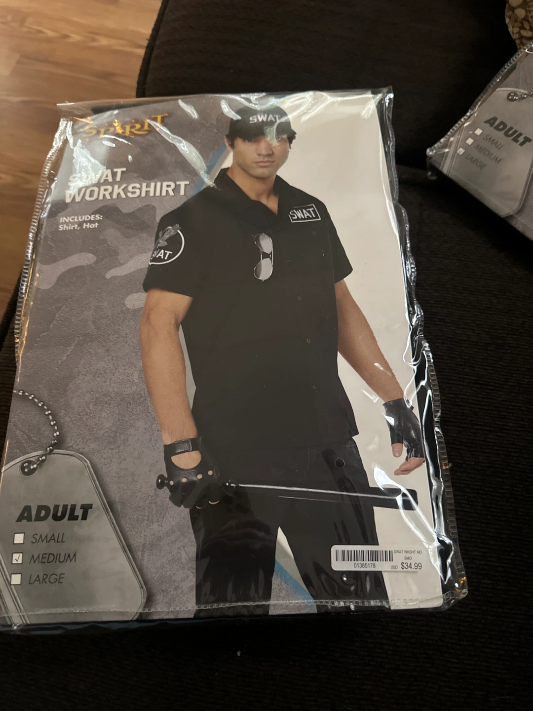 Spirit Halloween Adult SWAT Workshirt Costume