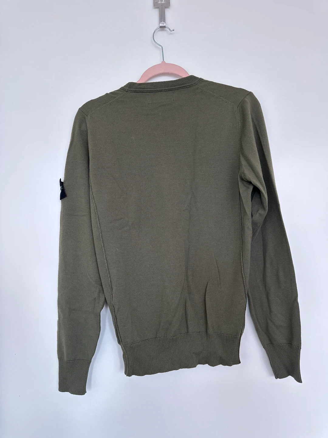 Stone Island Green Wool Sweater Size Medium - photo 2