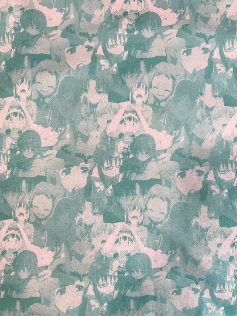 Indie brand, OOAK anime shirt - S - photo 2