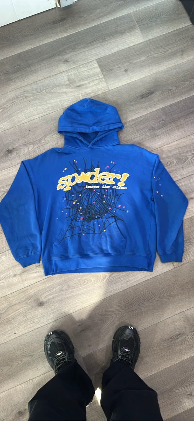 ⚠️⚠️SP5DER Hoodie Blue⚠️⚠️