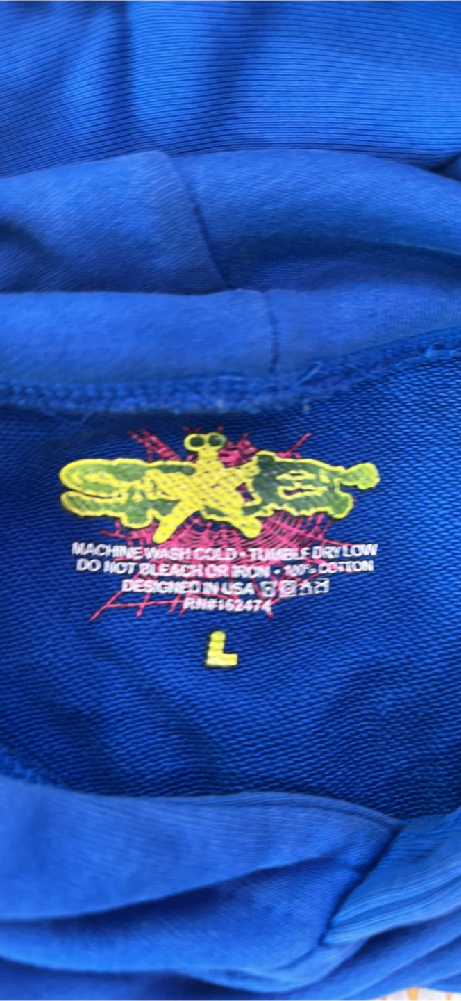 ⚠️⚠️SP5DER Hoodie Blue⚠️⚠️ - photo 2