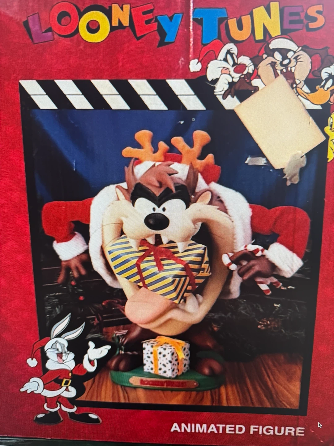 Looney Tunes "Tasmanian Devil" Animated Christmas Figure - photo 2