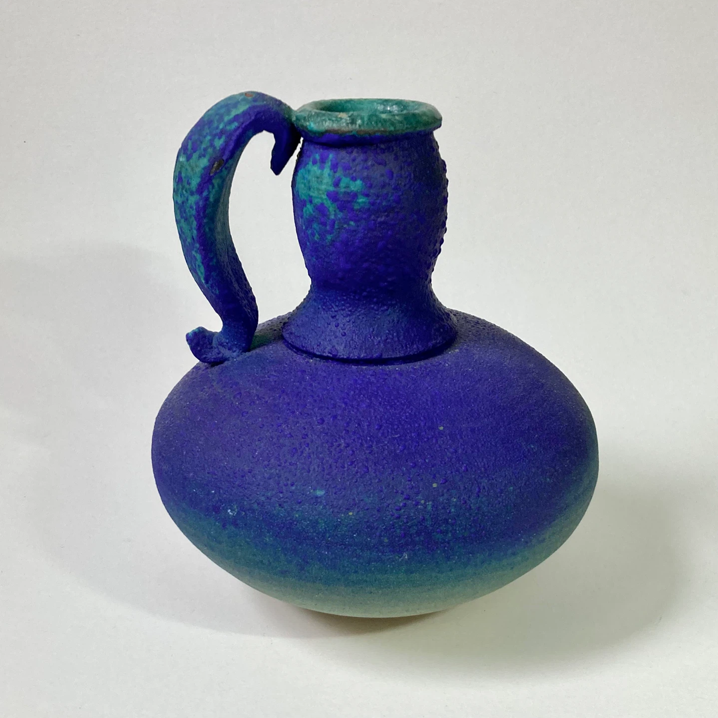 Vintage Gary Bowden NZ Studio Pottery Jug – Fat Lava Glaze