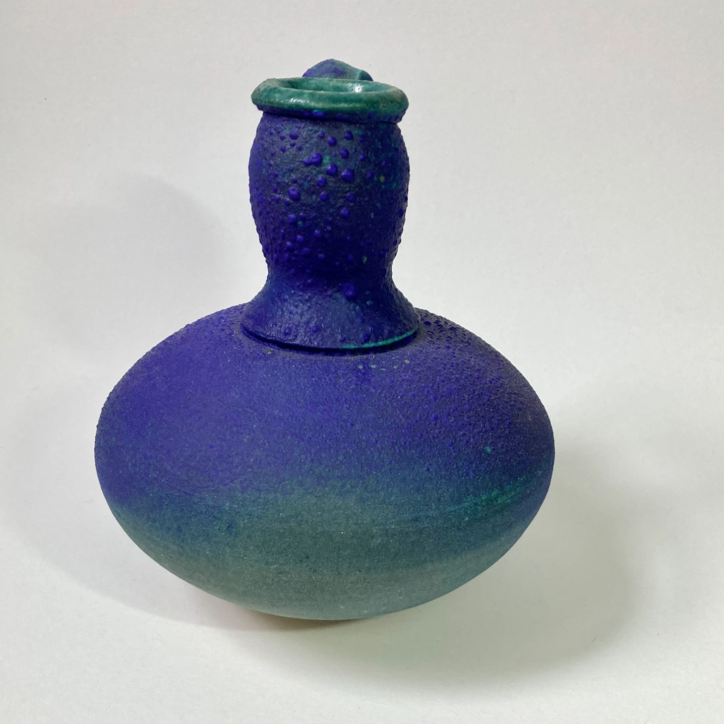 Vintage Gary Bowden NZ Studio Pottery Jug – Fat Lava Glaze - photo 4