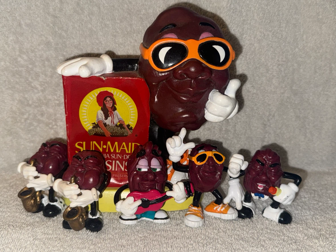 Vintage California Raisins 6 Figure Lot 1987-88 - photo 3