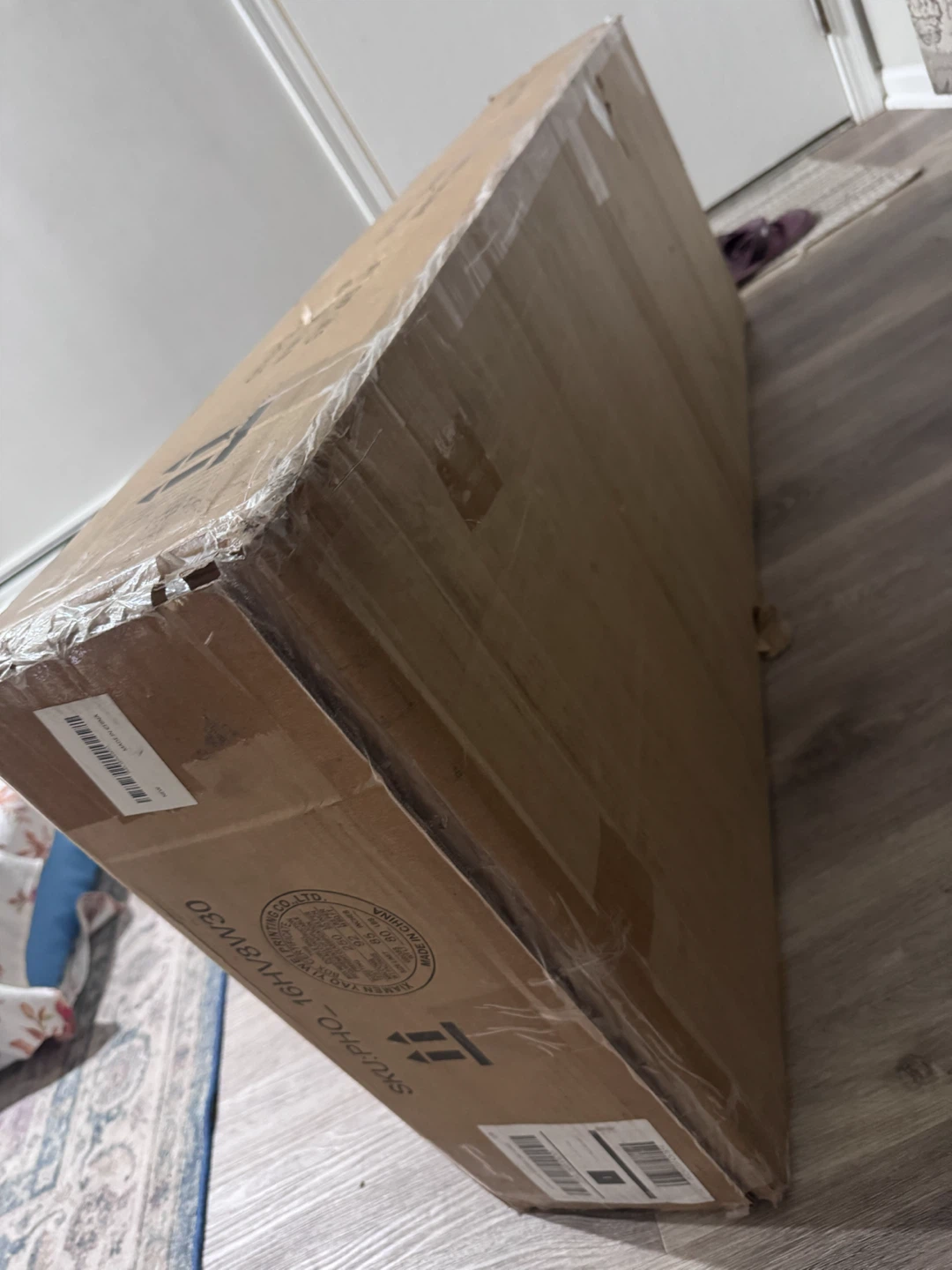 Unopened wooden rattan LED lights 6 drawer chest - photo 5