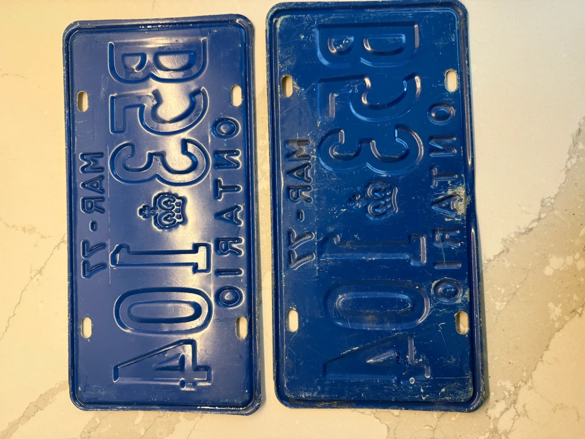 Ontario License Plates B53 104 - photo 2