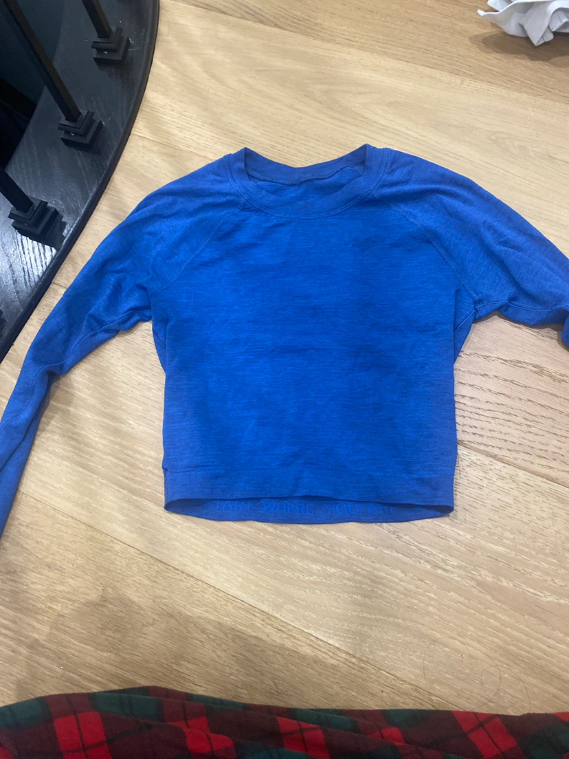 Lululemon Blue Long Sleeve Top