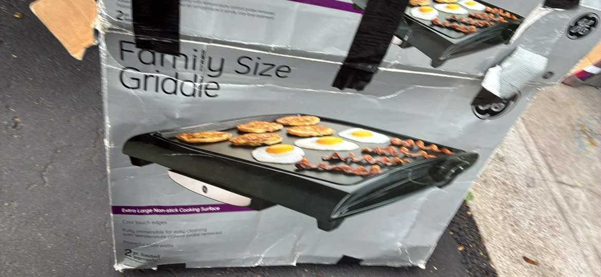 GE Family Size Electric Griddle