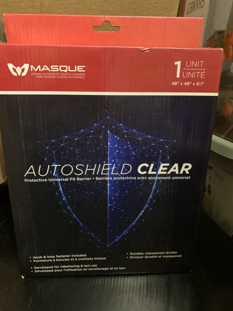 Masque AutoShield Clear Protective Universal Fit Barrier